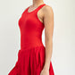 Butter Pleated Active Dress Red