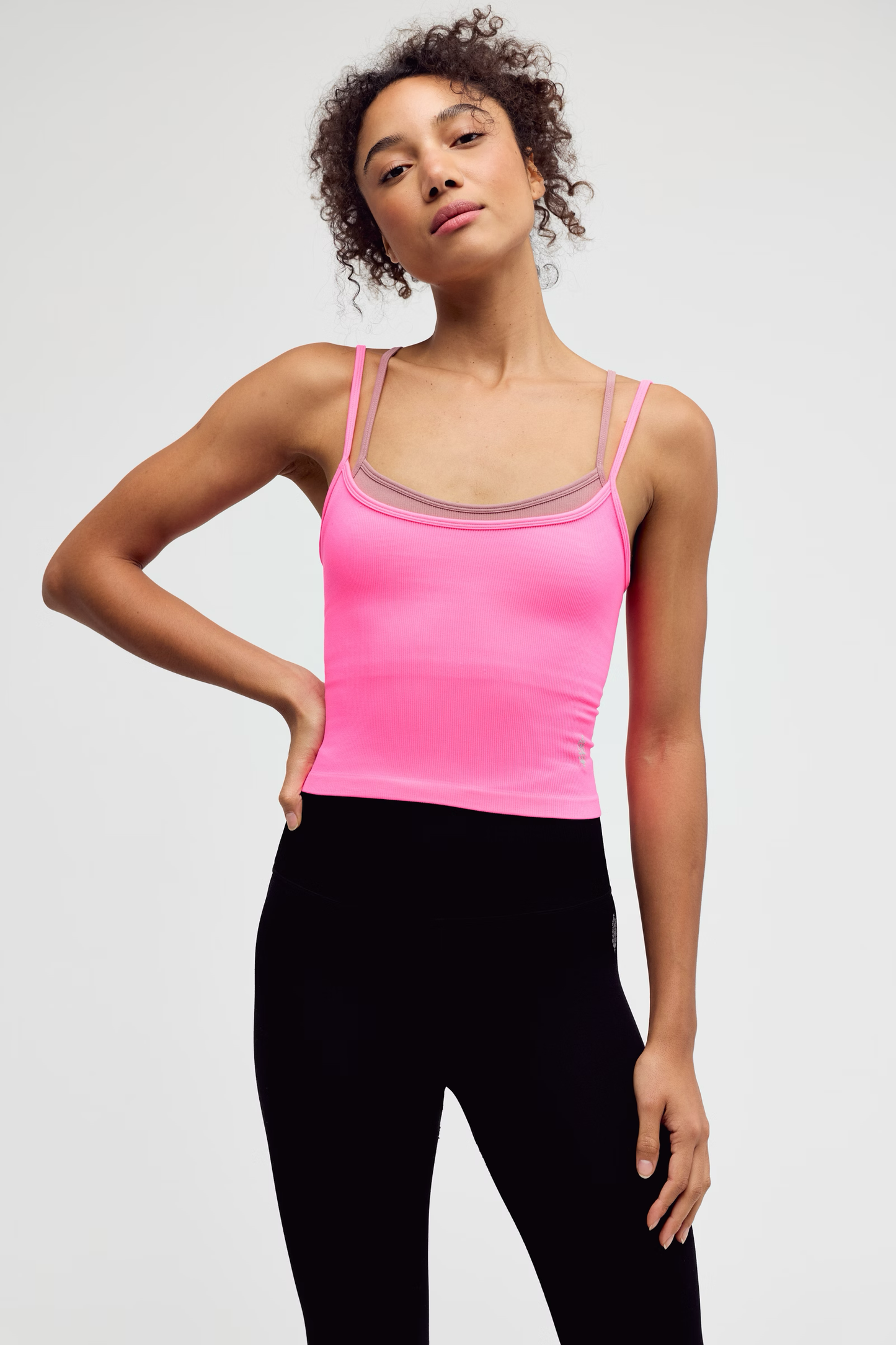 FP Movement ALL CLEAR COASTLINE CAMI / HOT PINK COMBO