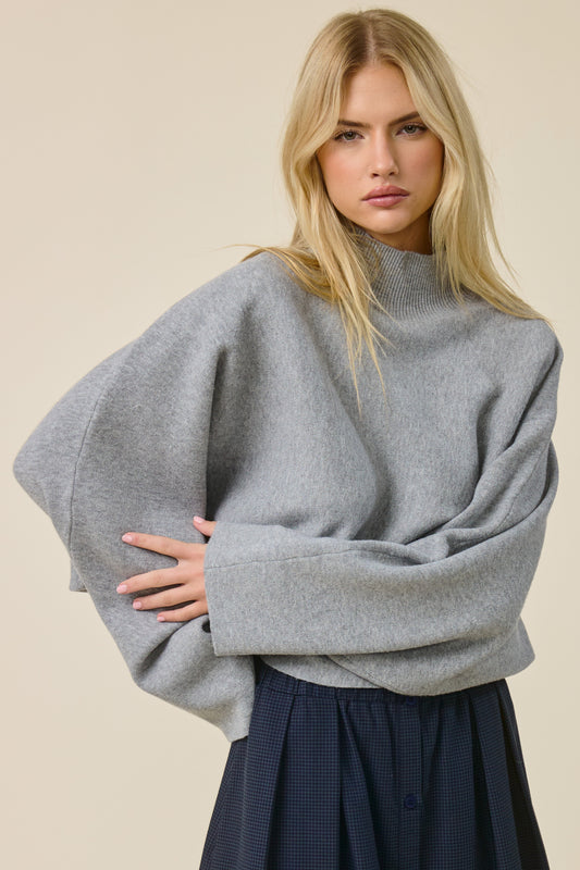 Mimi Heather Grey Sweater