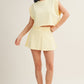 Kaia Yellow Open Back Top