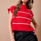 Darla Red Sweater