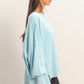 Hannah Oversized Long Sleeve Blue