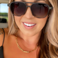 DAX Briggs black gradient sunglasses