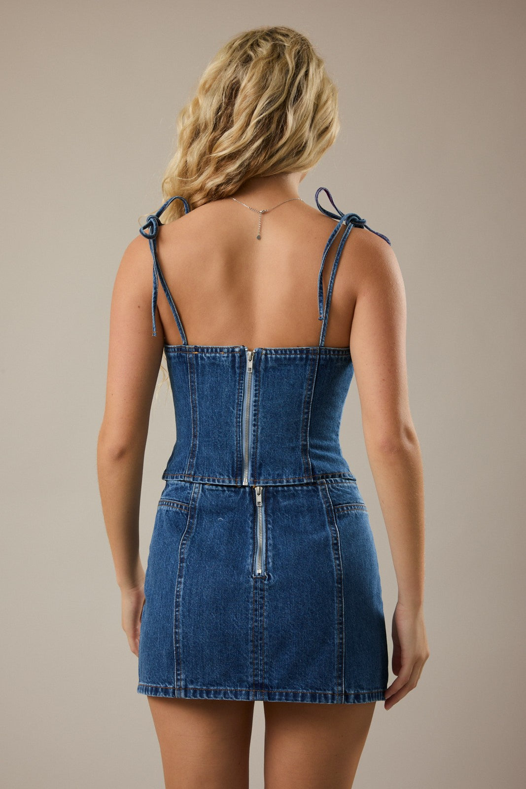Lucy Denim Top