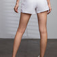 Active Short With Mesh White