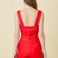 Daniela Red Romper