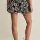 Z SUPPLY LORNA LUZ FLORAL MINI SKIRT