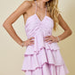Dallas Lilac Pink Stripe Dress