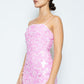 Fiona Pink Mini Dress