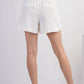 Modal Scuba Short Pants Cream