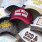 Save Water Drink Wine - Maroon Corduroy Trucker Hat