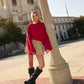 Luna Red Sweater