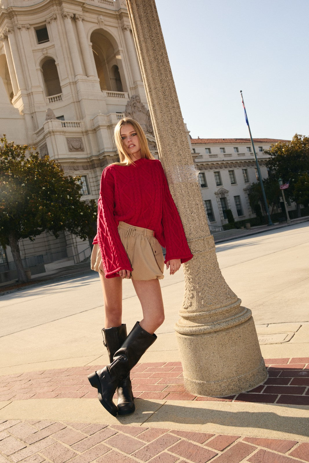 Luna Red Sweater