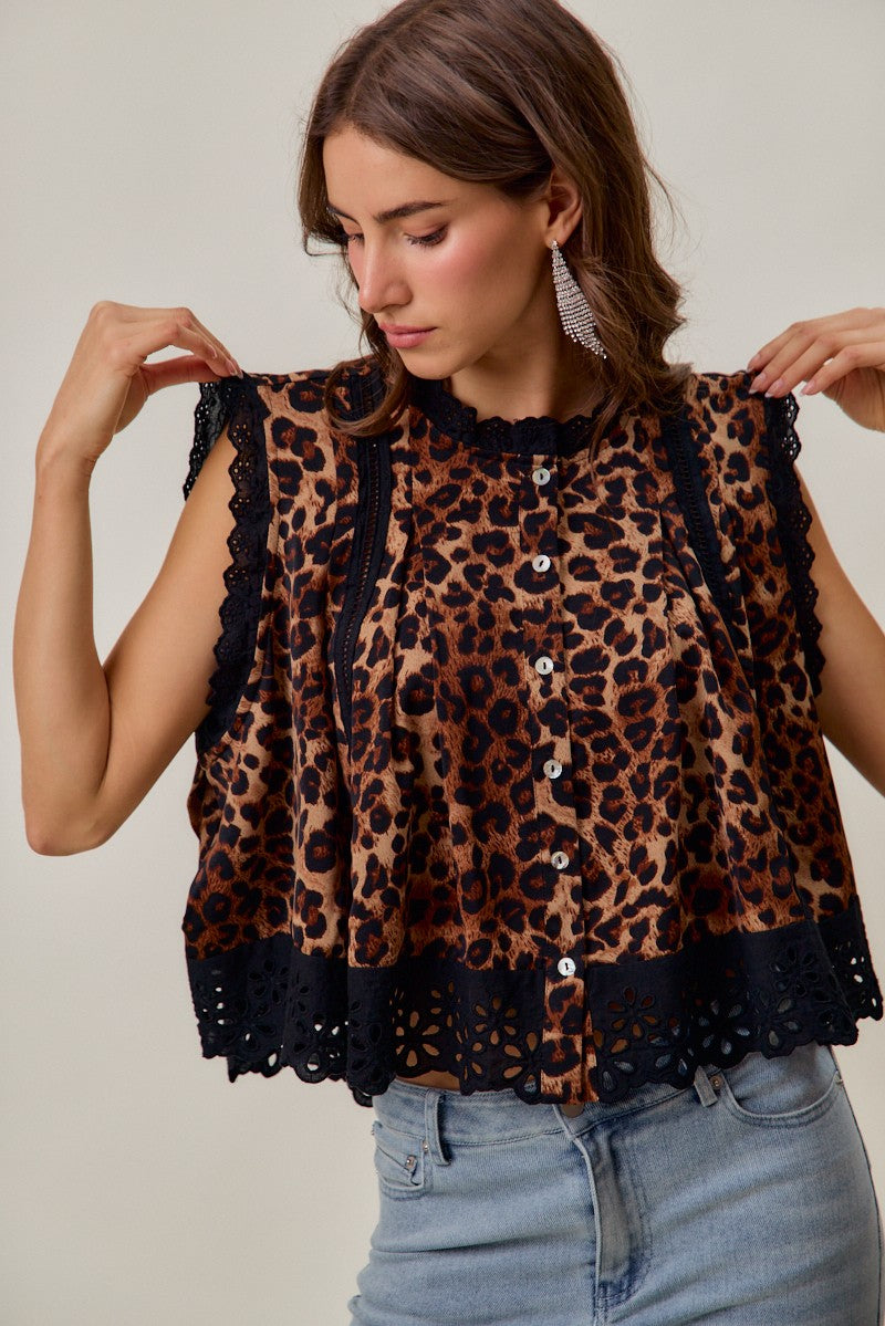 Sindy Leopard Top