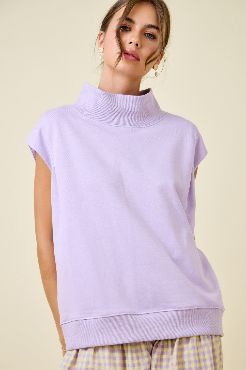 Deb Lavender Set Mockneck