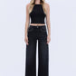 Vervet High Rise Nail Detail Wide Jeans