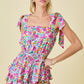Dallas magenta dress