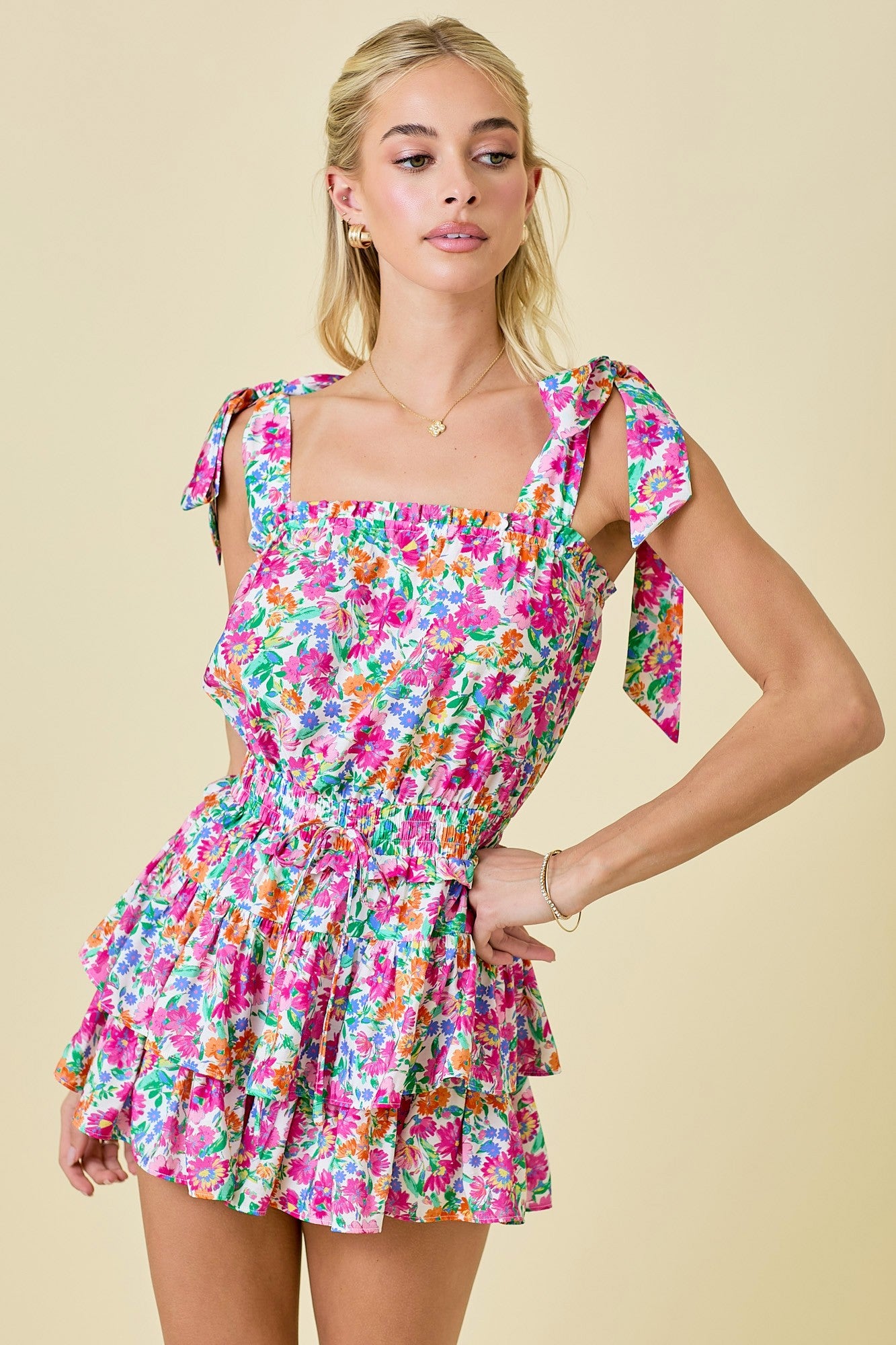 Dallas magenta dress