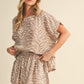 Kayla Taupe Animal Print Set