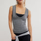 BITTERSWEET RIB ESSENTIAL / HEATHER GREY