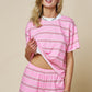 Blossom Pink Striped Tee