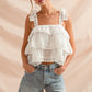 Stella off white lace top