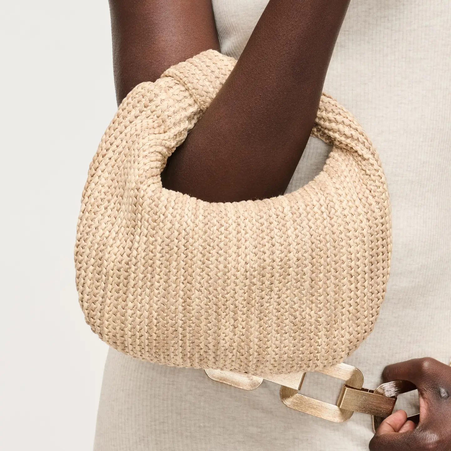 Tracy - Summer Vibes Clutch Natural Multi