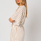 Gabby striped romper