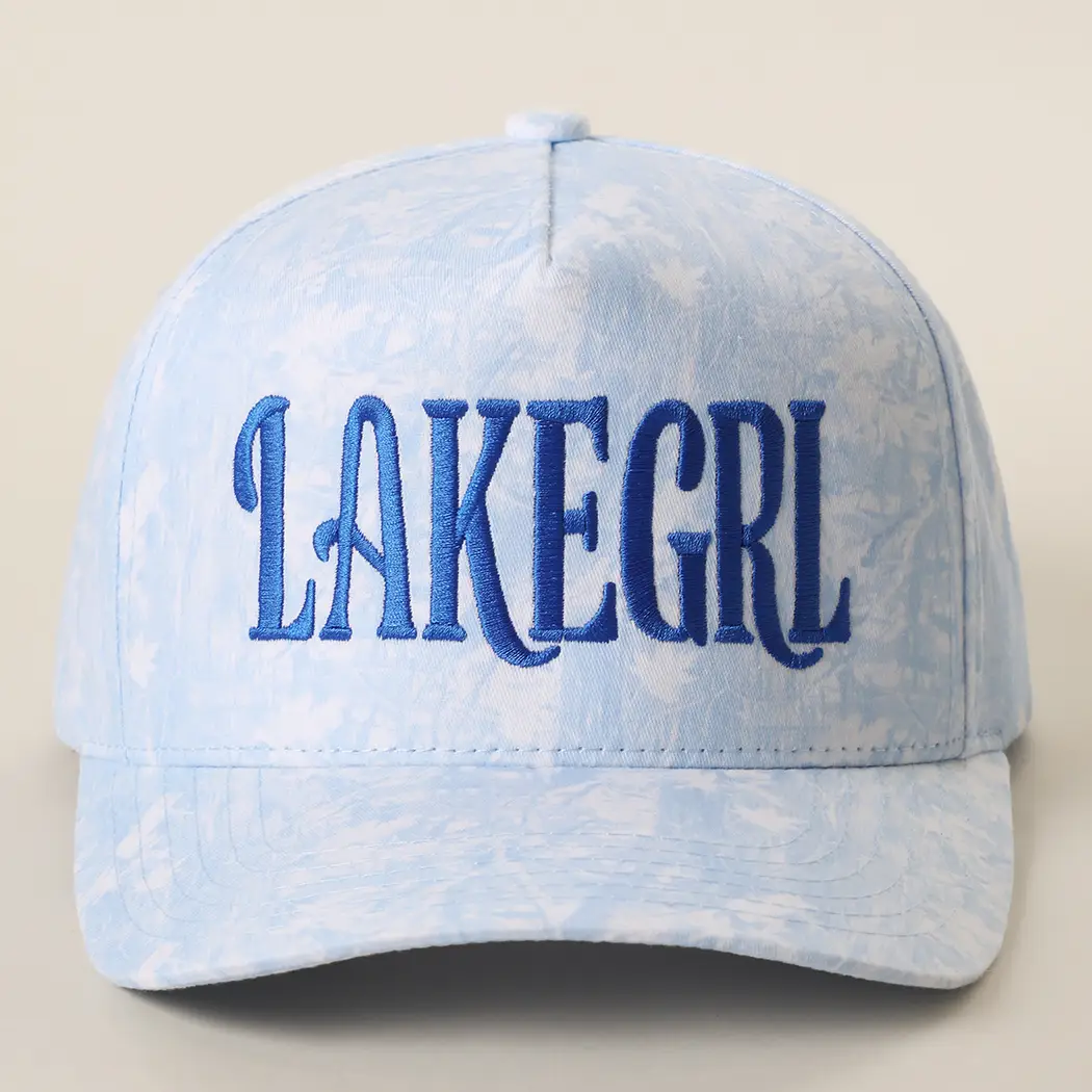 Lake Girl Embroidered Camo Trucker Hat