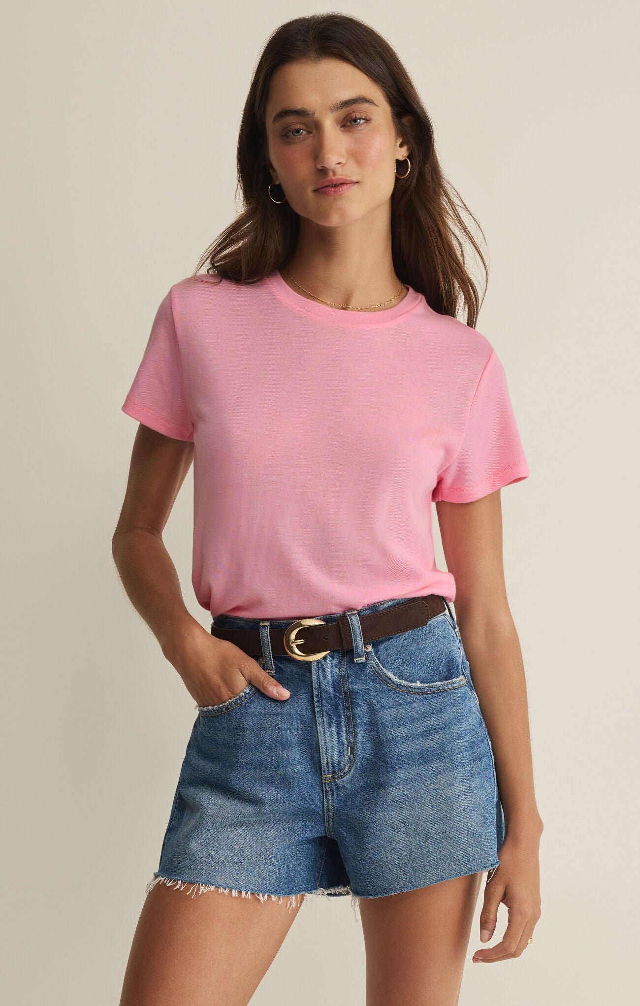 TOURIST TEE Pink Sunrise