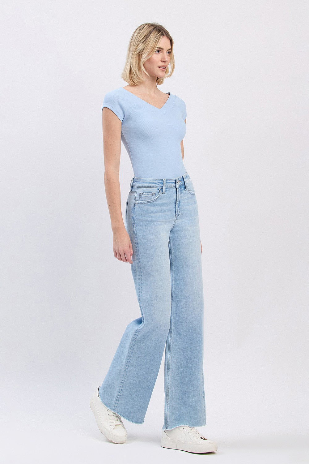 Vervet High Rise Wide Leg Jeans