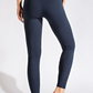 V Waist Navy Leggings
