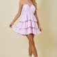 Dallas Lilac Pink Stripe Dress