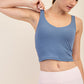 V Neck Yoga Top Paradise Blue
