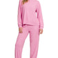 Long Slv Top & Joggers Set Candy Pink