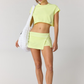 HOT SHOT MINI SKORT / VAPOR LIME