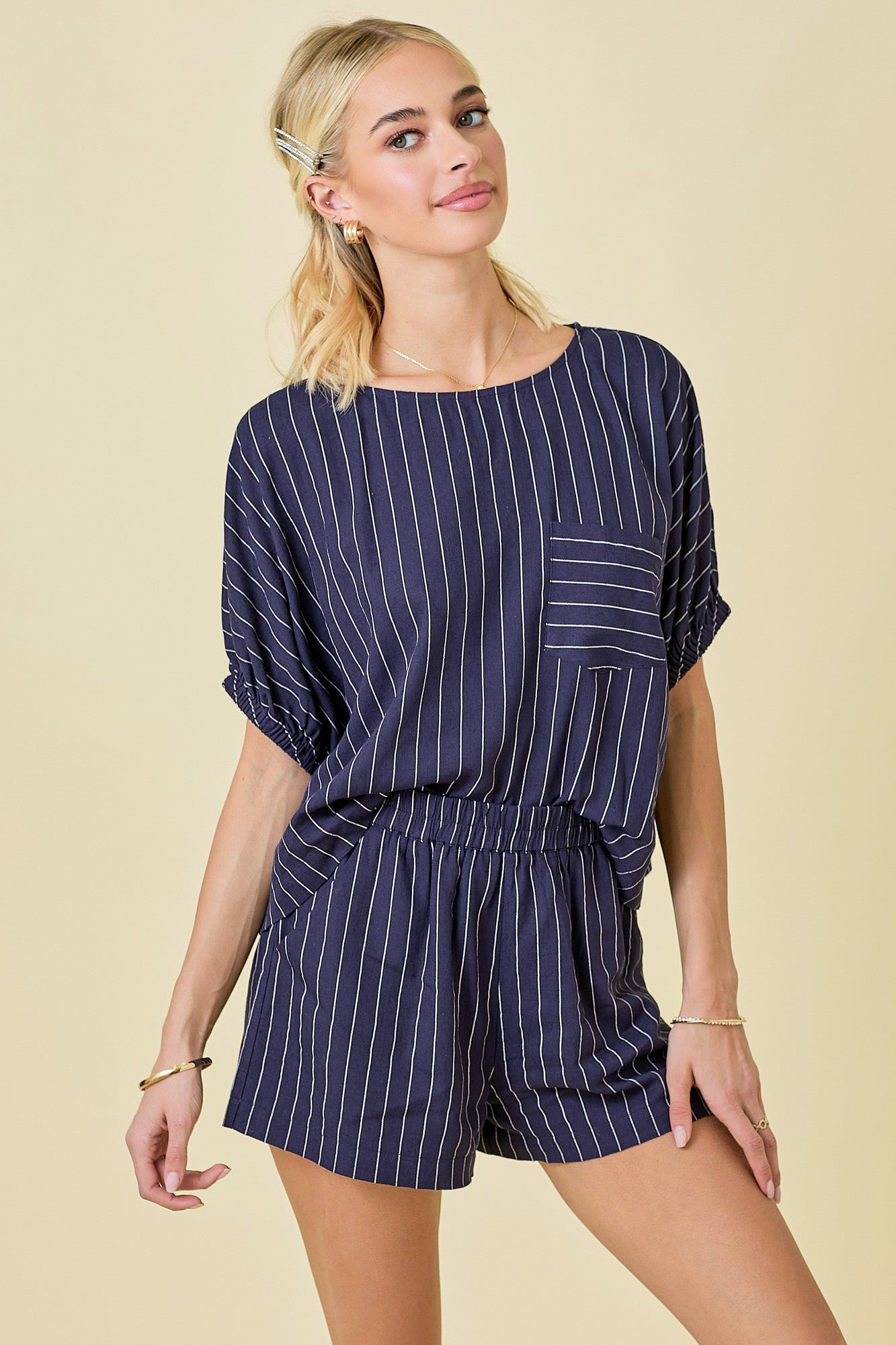Deborah Navy Set