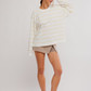 FP Movement PRINTED HUSTLE LAYER / AWNING STRIPE IVORY