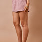 Demi Pink and Brown Set Shorts