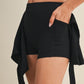 Kinsley Black Wrap Skirt