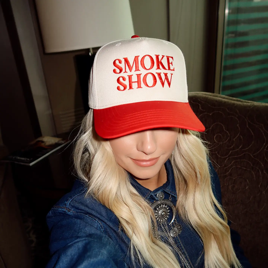 Smoke Show- Embroidered Hat