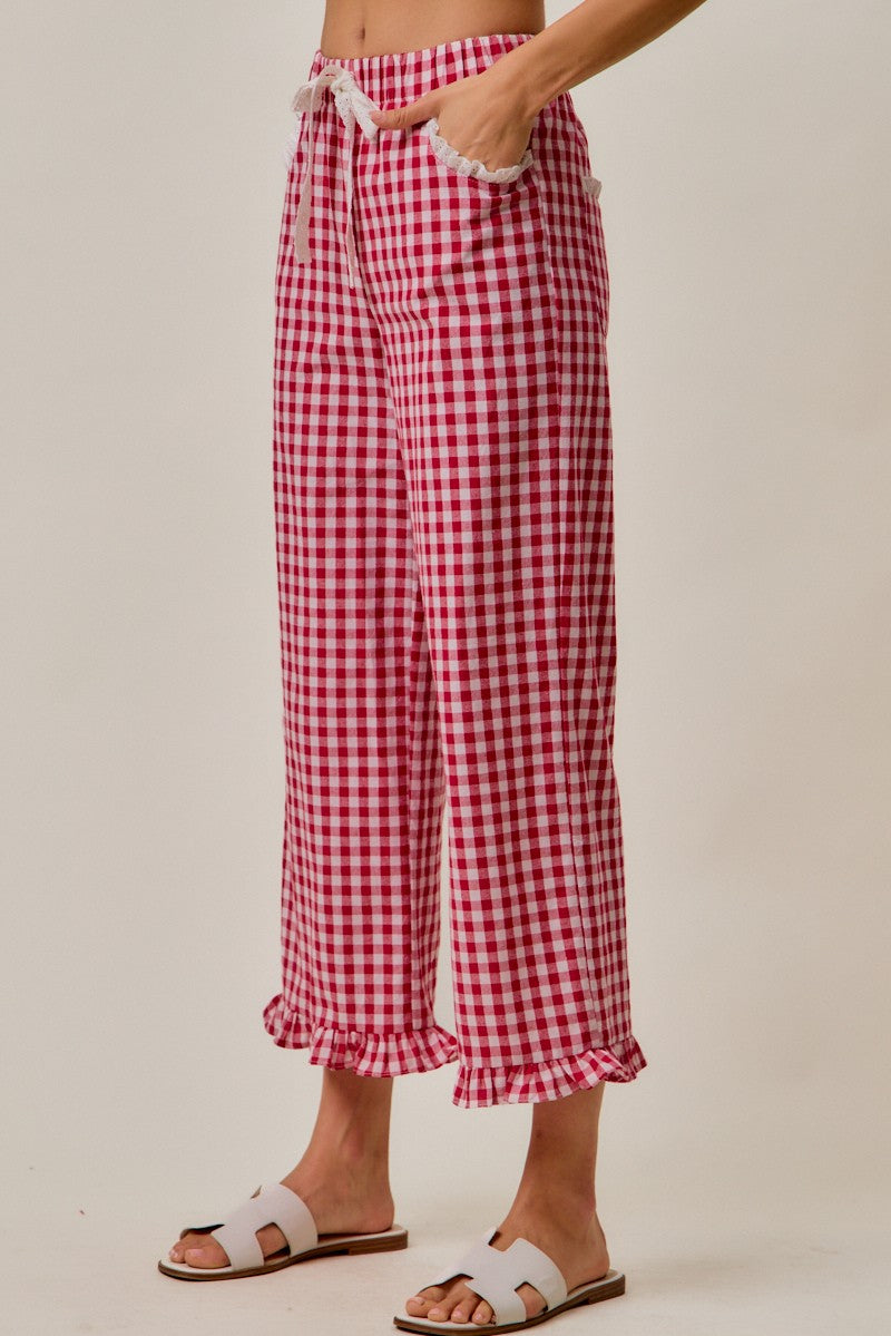 Sarah Gingham Pants