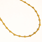 Haisley 18K Gold Non-Tarnish Dainty Flower Chain Necklace