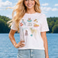 Ete Club Playful Dog Graphic Short Sleeve Tee