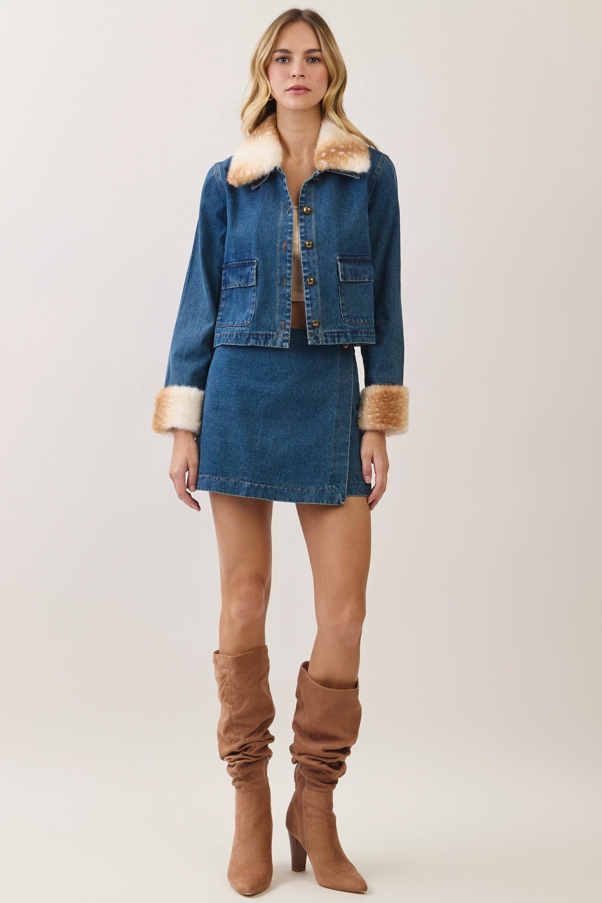 Tessa Denim Set Skirt