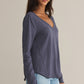 Vail LS Tee Worn Blue