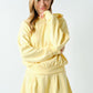 Icon Sport Cotton Hoodie Set Yellow
