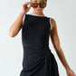 Reluxe Wrap Dress Black