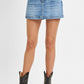 Risen medium wash skort