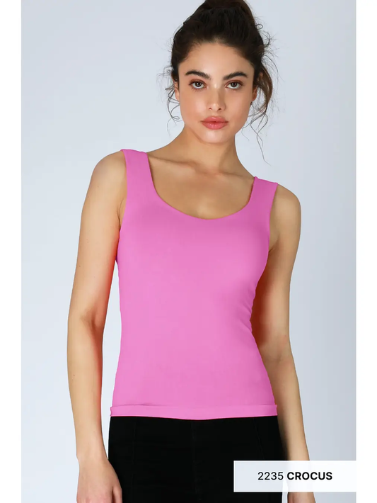 Clean Line Sweet Heart Tank MULTIPLE COLORS